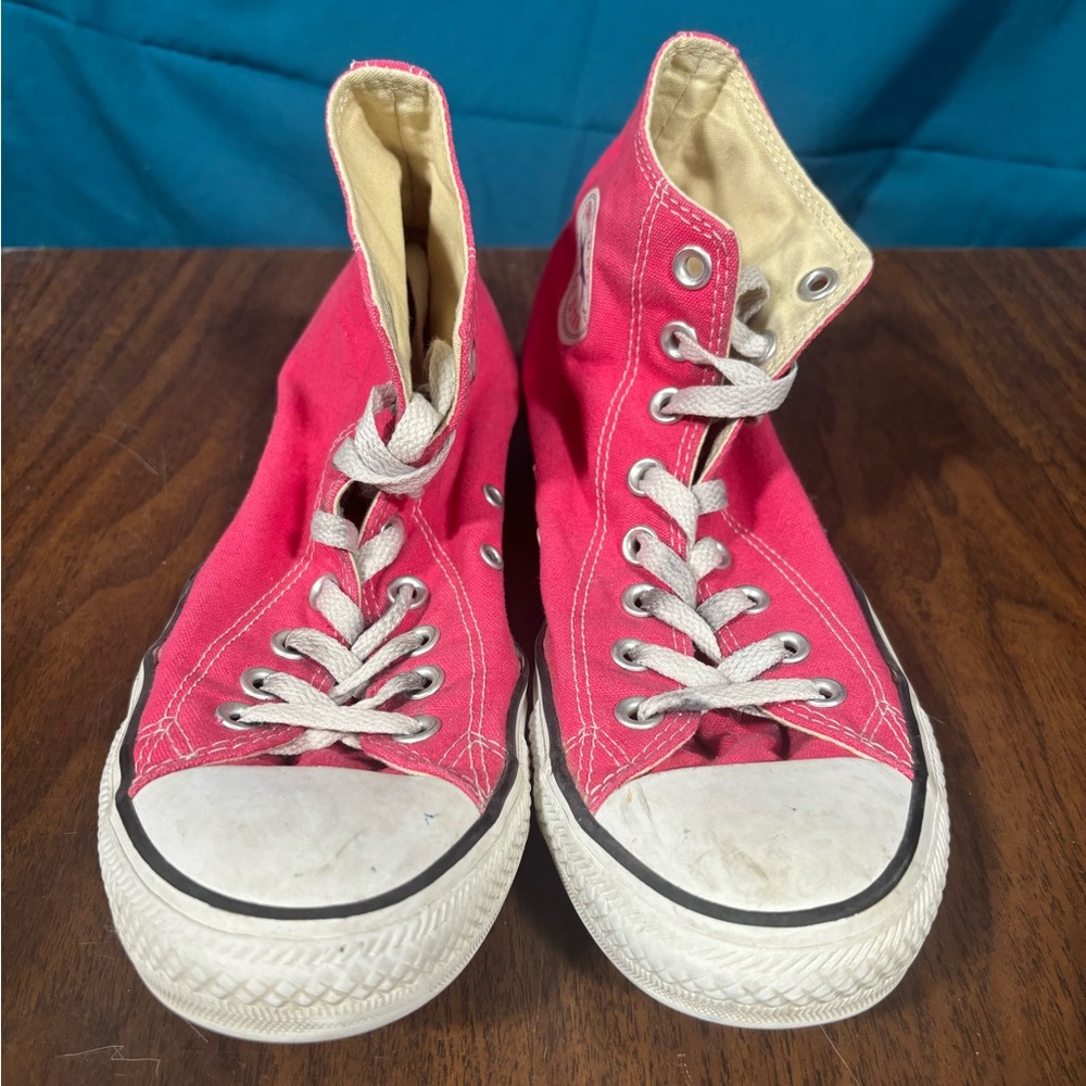 Pink High-Top Converse